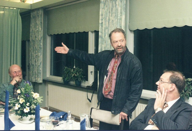 Knud Strandbæk holder tale